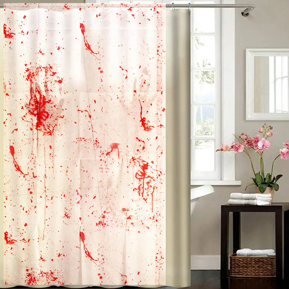 Nappe et tablier ensanglantés pour Halloween